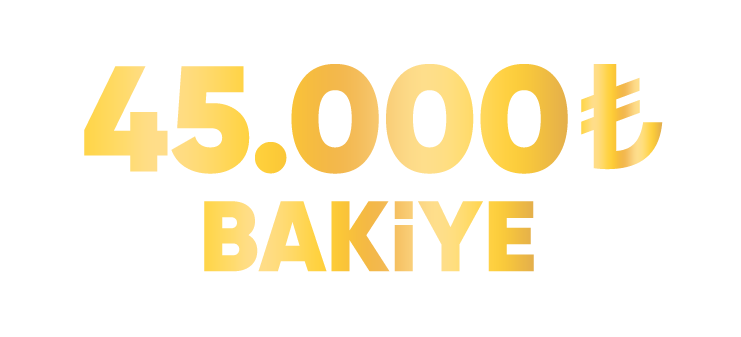 45.000₺ Bakiye